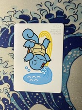 2025 Taruka Pokemon Center Promo Playing Card Japanese Upside Down Squirtle NM