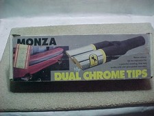 Monza Dual Chrome Tips Exhaust Tips 2 Inlet 2 12 Outlets