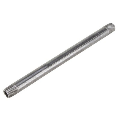 ProSource 1/4X6B Pipe Nipple, 1/4 in, Male, Steel, SCH 40 Schedule, 6 in L