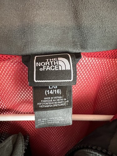 The North Face Boys Jacket Large 14/16 Black Hyvent Windbreaker Rain Coat Youth - Picture 2 of 4