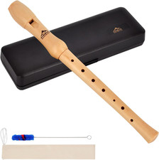 Recorder Instrument for Adults Beginners Maple Wood C Key Soprano Recorder Germa