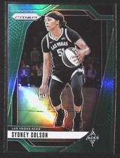 2024 Panini Prizm WNBA Sydney Colson Green Prizms #73 Las Vegas Aces