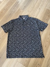 Callaway Opti Dry Polo Shirt Mens XL Stretch Golf Print All Over NWT