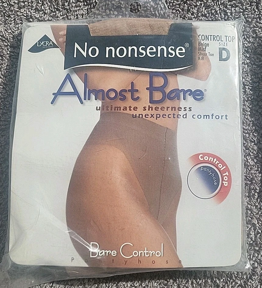 No Nonsense Casi Desnudo 2 Pares Encaje Corte Alto y Puntera Control Bere Nuevas Pantimedias D Foto 3 de 4