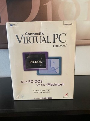 2001 RARE Connectix Virtual PC For Mac Version 5 BRAND NEW SEALED