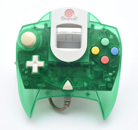 Lot 3 Sega Dreamcast Controller Visual Memory Pink Green Blue Set Tested Japan