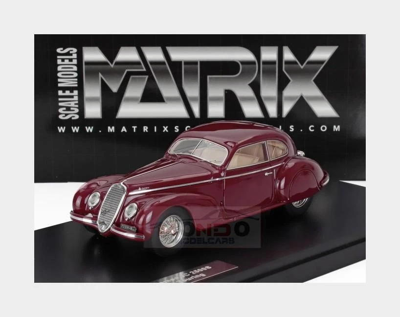 1:43 MATRIX Alfa Romeo 6C 2500 Turismo Berlina 1950 Noire MX40102-201