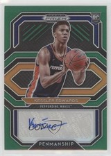 2021 Panini Prizm Draft Picks College Penmanship Green Kessler Edwards Auto 0rt9