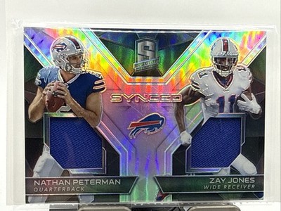2017 Panini Spectra Prizm Synched Swatches #22, PETERMAN & JONES /199, Bills