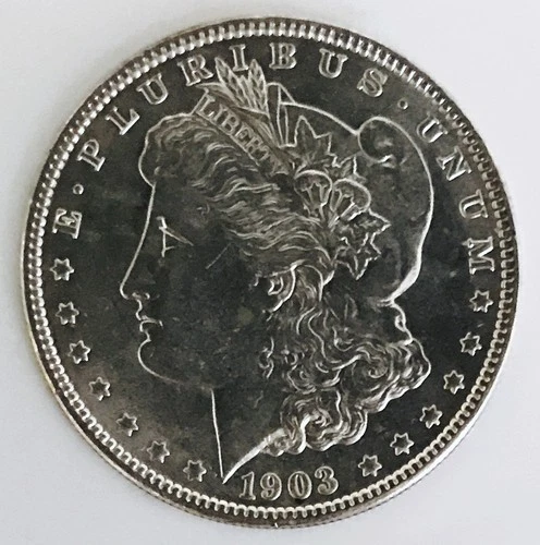 1903 MORGAN DOLLAR MS+++! BEAUTIFUL SEMI PROOF LIKE! VERY TOUGH FIND! NR#K2979