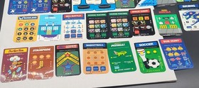 Large lot of Intellivision Game Overlays