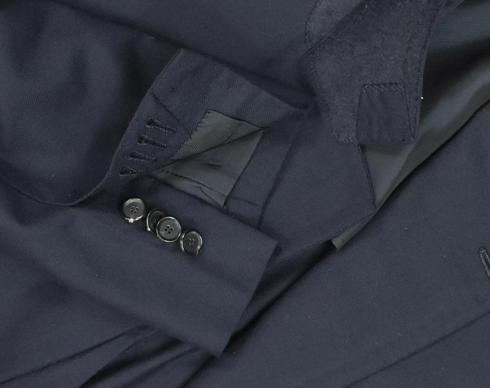 Abrigo deportivo chaqueta de lana enrollable de 3-2 botones Cesare Attolini para hombre 42 R EE. UU. COMO NUEVO Foto 4 de 4