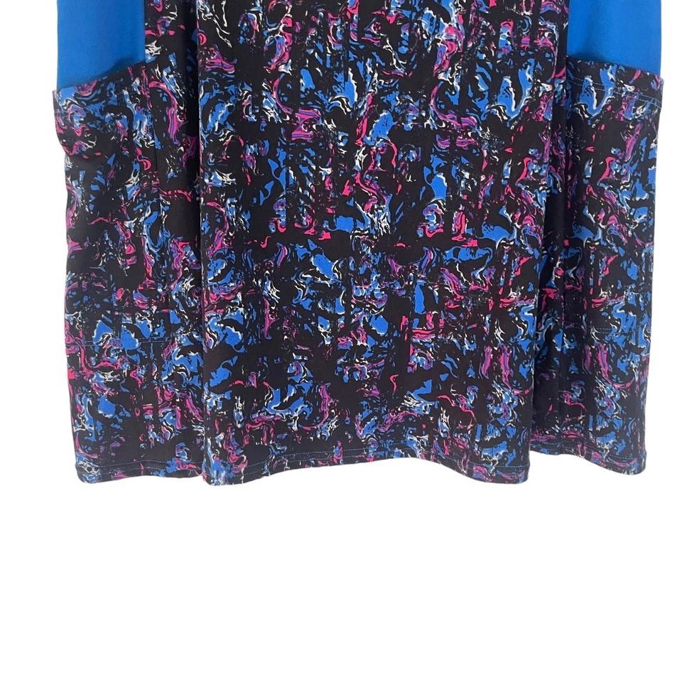 Falda deportiva Soybu para mujer talla grande negra azul Foto 3 de 4