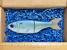 Throwback Baits ⭐️ RETRO GLIDE ⭐️ Resin Swimbait - Limited Color: “Sexy Shad”