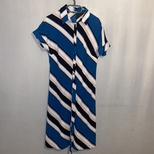 M&Co Ladies Long Shirt Dress U.K. Size 10 Excellent Condition