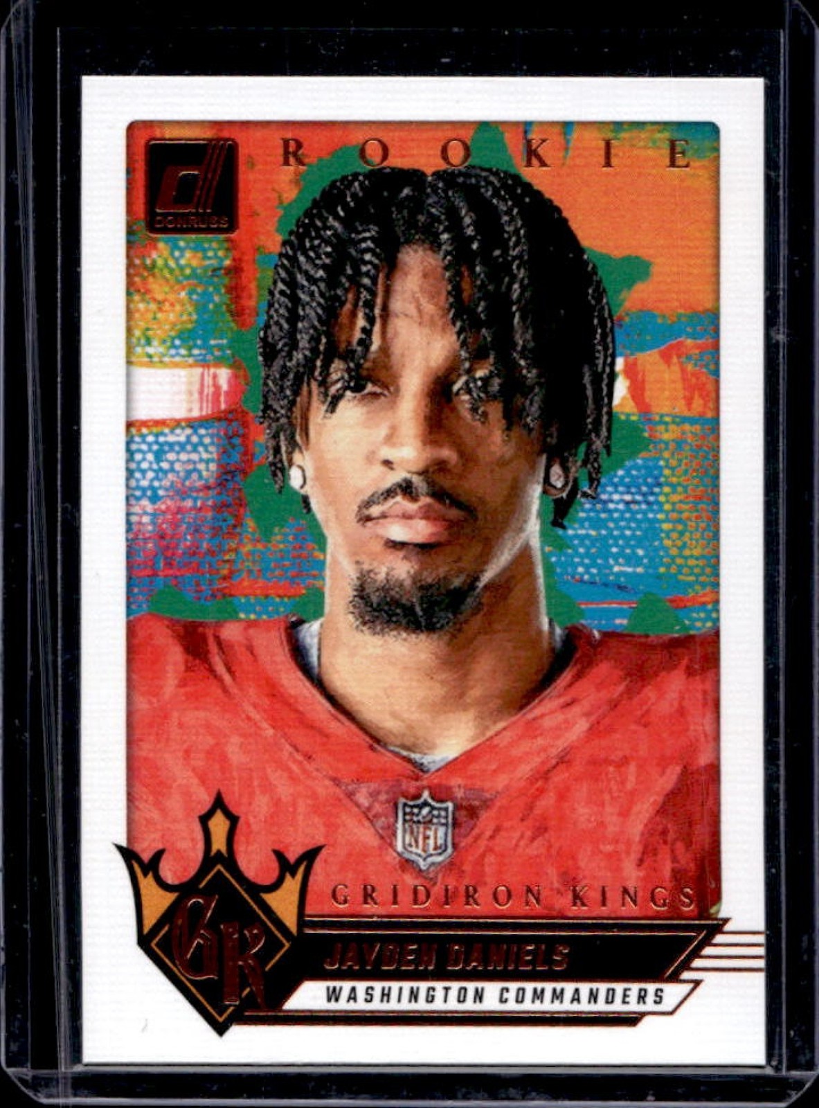 2024 Donruss Jayden Daniels Rookie Gridiron Kings RC #1 Commanders