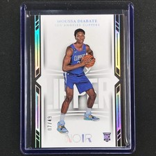 2022-23 Noir Moussa Diabate Rookie Base Icon Edition Holo Silver 7/49