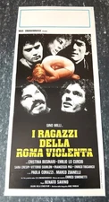 Locandina - I RAGAZZI DELLA ROMA VIOLENTA - Gino Milli - ITA 1976