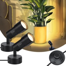 Spot Lights Indoor 5W LED Up Lights 3000K Uplighting with Zoomable 8 -60 Foc...