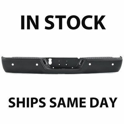 VRC Black Rear Step Bumper For 09-18 Dodge Ram 1500/10-12 2500 3500 w/ Sensor