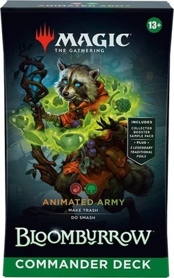 mtg bloomburrow commander cards Decks – Phoenix Comics and Games including rarity and card name Magic: The Gathering 