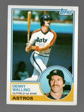 1983 Topps Denny Walling Houston Astros #692 Near Mint or Better