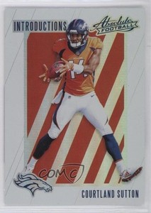 2018 Panini Absolute Introductions Courtland Sutton #IN-CS Rookie RC