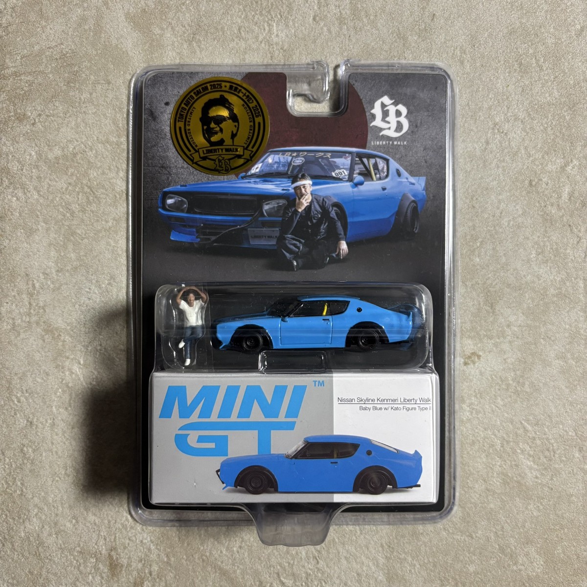 ミニカー Nissan Skyline Kenmeri Liberty Walk Mini GT Nissan Skyline Kenmeri Liberty Walk - Matte Black