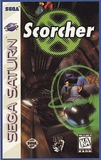 Scorcher Sega Saturn Authentic Case & Disc Tested NOT WORKING Parts Repair