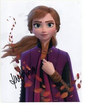 Kristen Bell Frozen Movie Singer Voice Actor Signed 8"x10" Autograph Photo