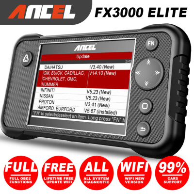 ANCEL FX3300 Elite Auto Vollsystem Diagnosescan Tool OBD2 Scanner Codeleser EPB