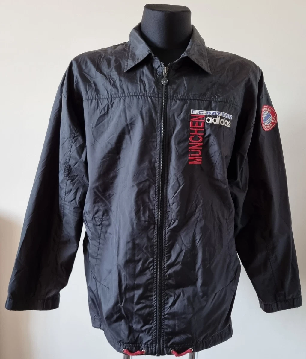 Bayern Munich 1990 Training football Adidas Windbreaker Jacket