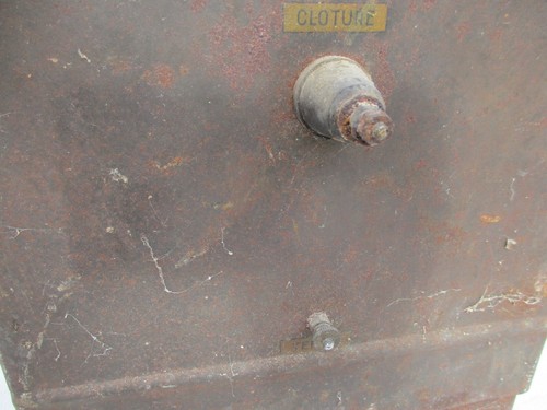 Coffre malle en métal ancien - Bild 5 von 12