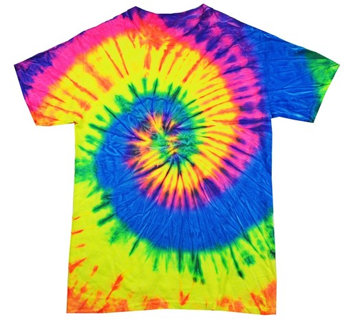 TD951 Colortone 1000YPIGMENT Youth Short Sleeve Tie Dye Pigment Soft T-Shirt - Picture 10 of 12