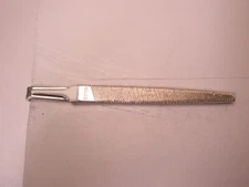 Single Cut Hand File Rasp Vintage HELLER Tie Bar Clip metal wood tools bastard