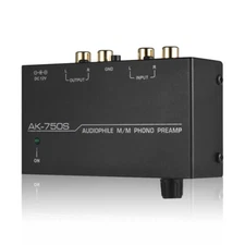 Mini Stereo Phono Stage Preamp HiFi MM Turntables Phonograph Pre-Amplifier