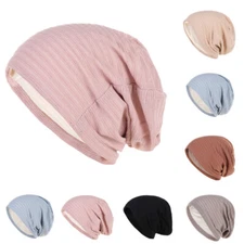 Muslim Women Turban Hijab Hat Bonnet Hair Loss Chemo Cap Baggy Wrap Headscarf