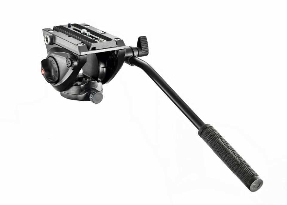 Manfrotto MVH500AH Lightweight Pro Fluid Video Head Flat Base - Image 3 of 4