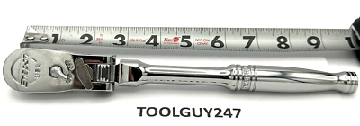 #ad SNAP ON TOOLS USA FX80B 3 8quot; Drive Chrome Locking Flex Head Ratchet NEW $299.95