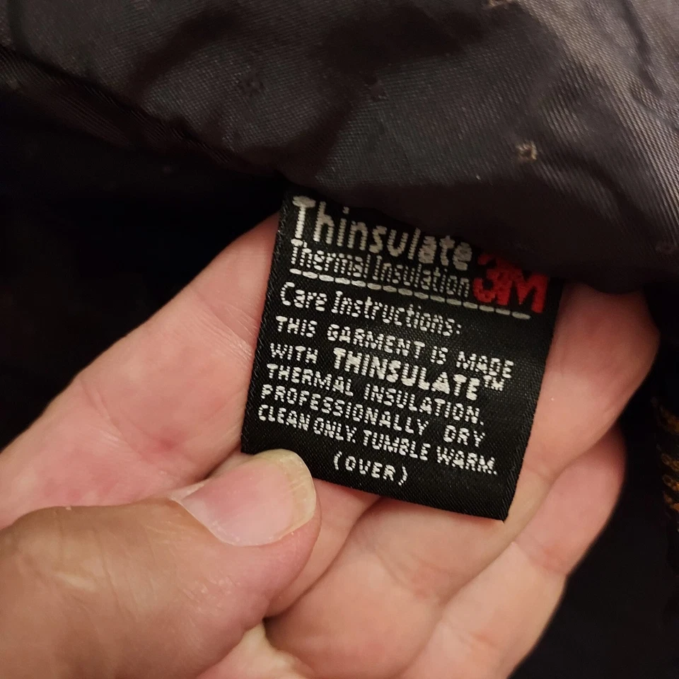 Jaqueta de couro preta Global Idenity com forro Thinsulate - Imagem 4 de 4