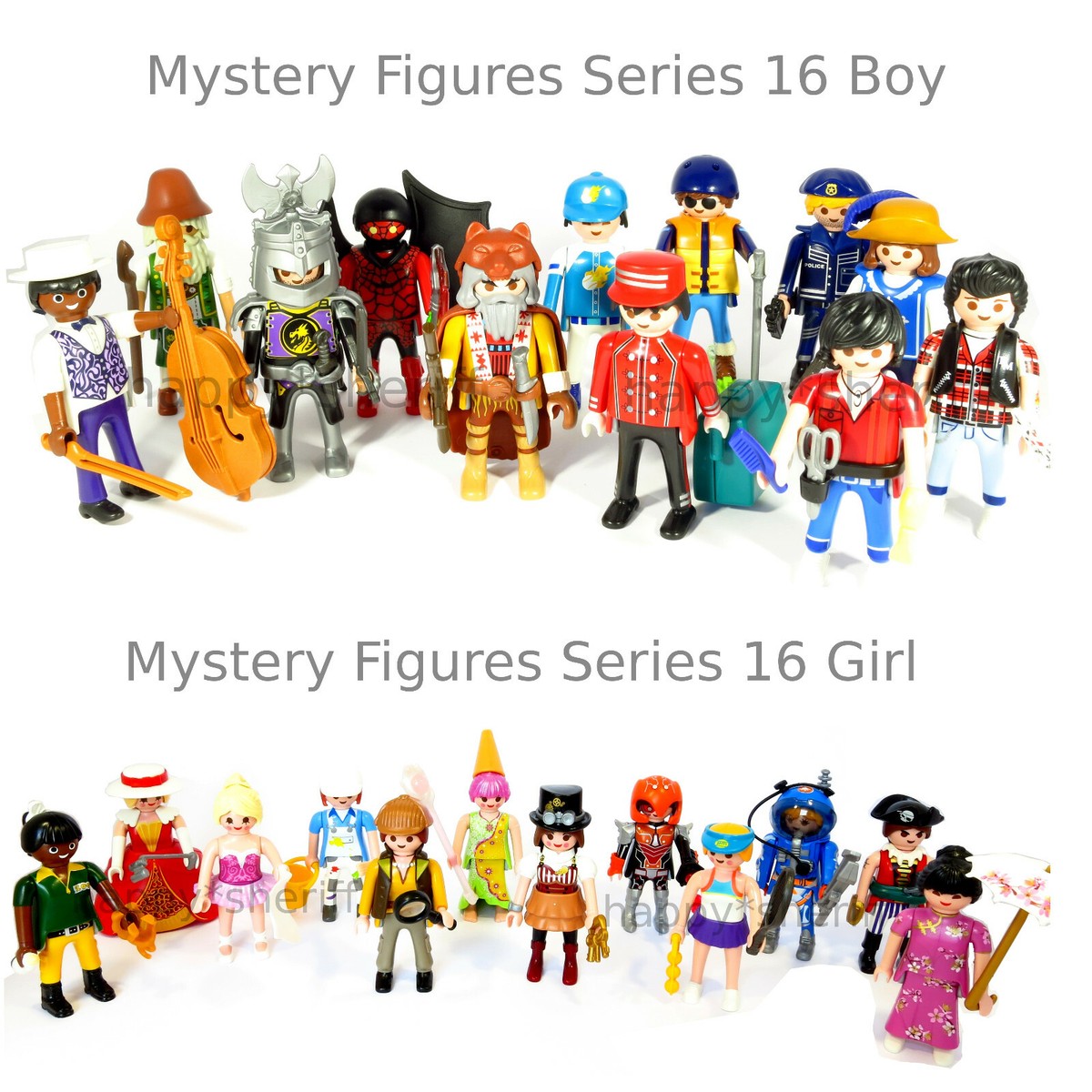 Playmobil Mystery Figures Series 16 70159 70160 Boy and Girl