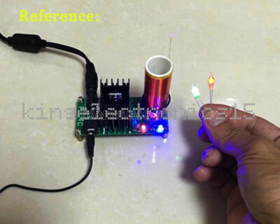 DIY 15W Mini Tesla Coil Plasma Speaker Set Field Music Project Parts 15-24V/2A