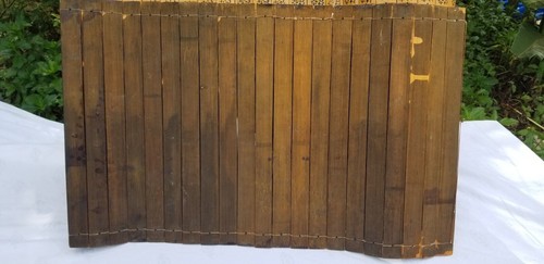 Vintage chinesische japanische Schriftrolle Slip Kalligraphie Kunst groß 46" seltene Chinoiserie - Bild 23 von 24