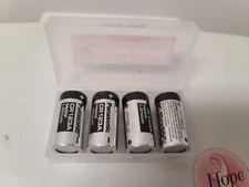 Panasonic CR123A 1550mAh  Lithium (LiMnO2) 09/2033 USA MADE TOTAL OF 4 BATTERIES