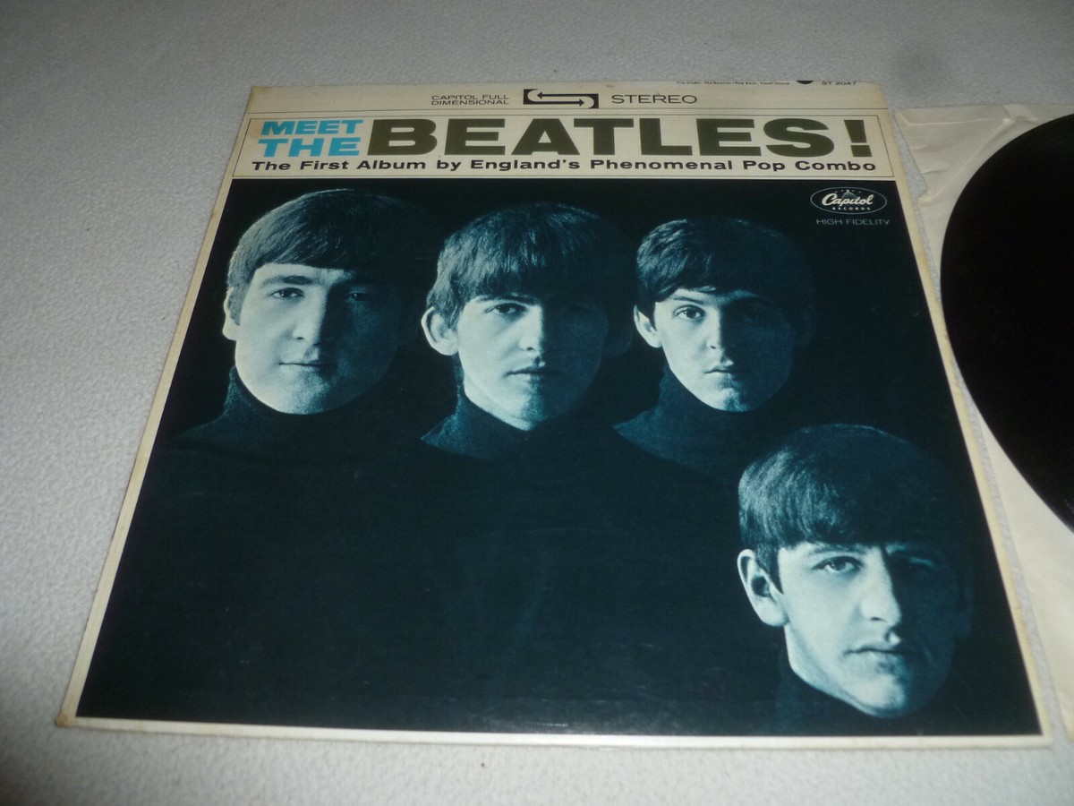 VINTAGE MEET THE BEATLES RECORD FIRST ALBUM CAPITOL RECORDS