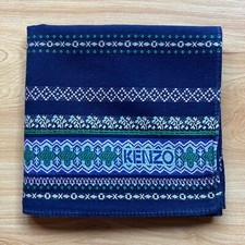 HANDKERCHIEF VINTAGE JAPAN GEOMETRIC LINE POCKET SQUARE MEN'S COTTON 19" A1027