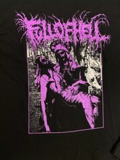 Full of Hell Band Black T-Shirt Cotton Unisex Short Sleeve