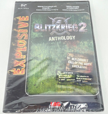 Blitzkreig2 Antholog PC Game DVD-ROM EIG Entertainment - New Sealed