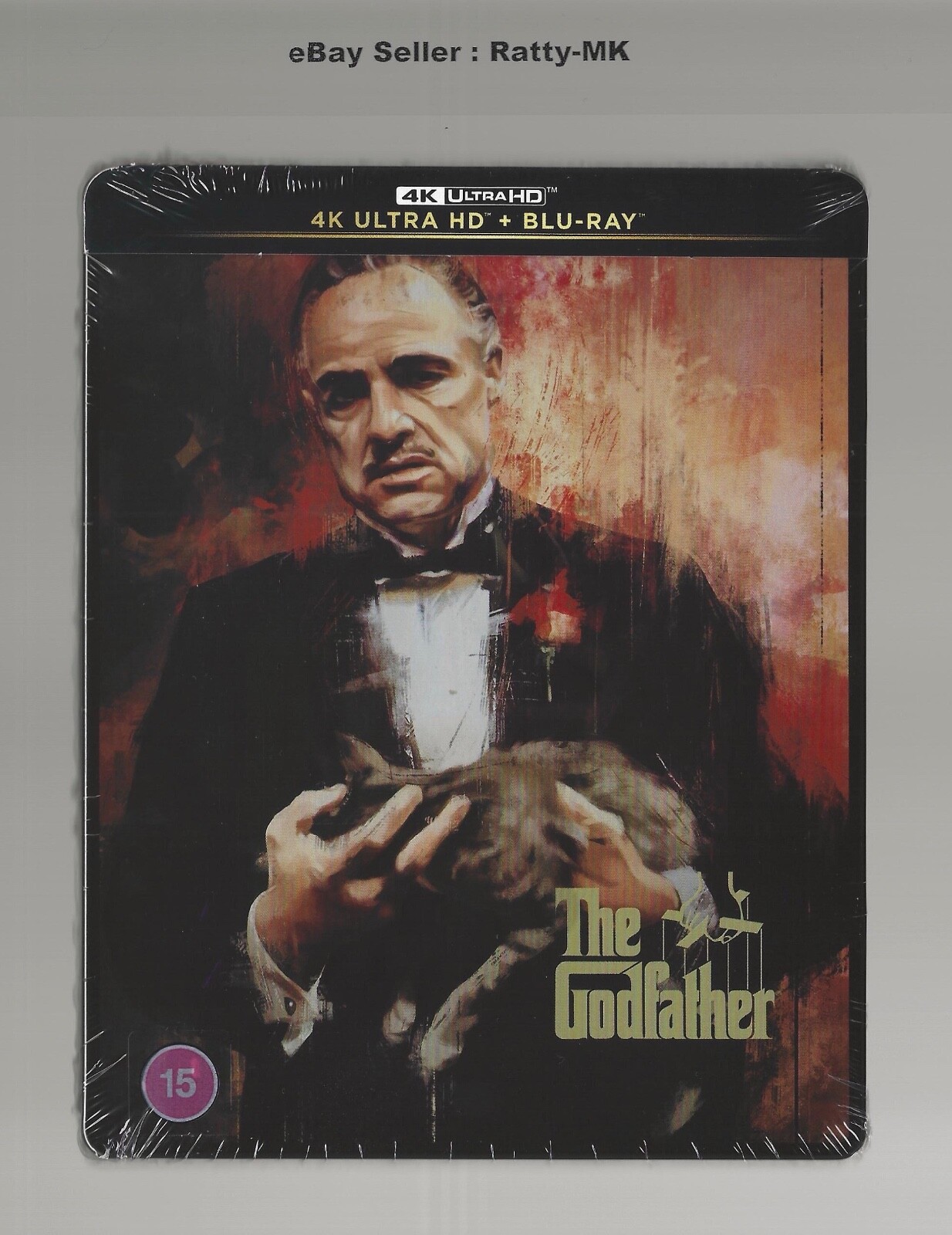 THE GODFATHER - UK EXCLUSIVE 4K UHD + BLU RAY STEELBOOK - NEW & SEALED