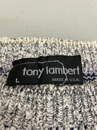Vintage- Early 2000's ugly sweater by Tony Lambert brand (Size L U.S) - Picture 4 of 4